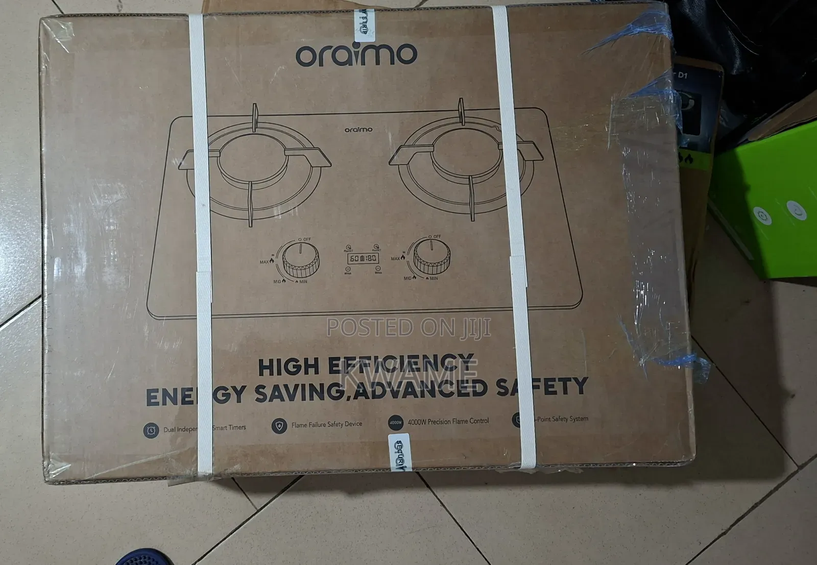 2-Burner Gas Stove With Timer