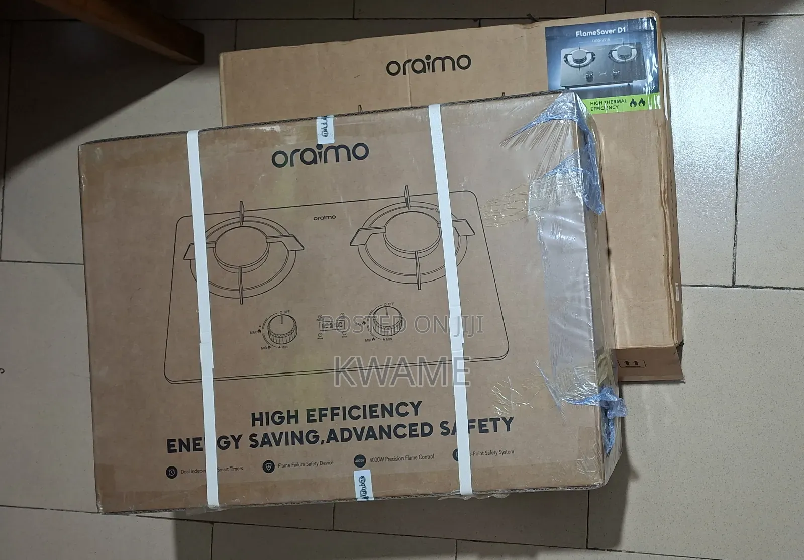 2-Burner Gas Stove With Timer