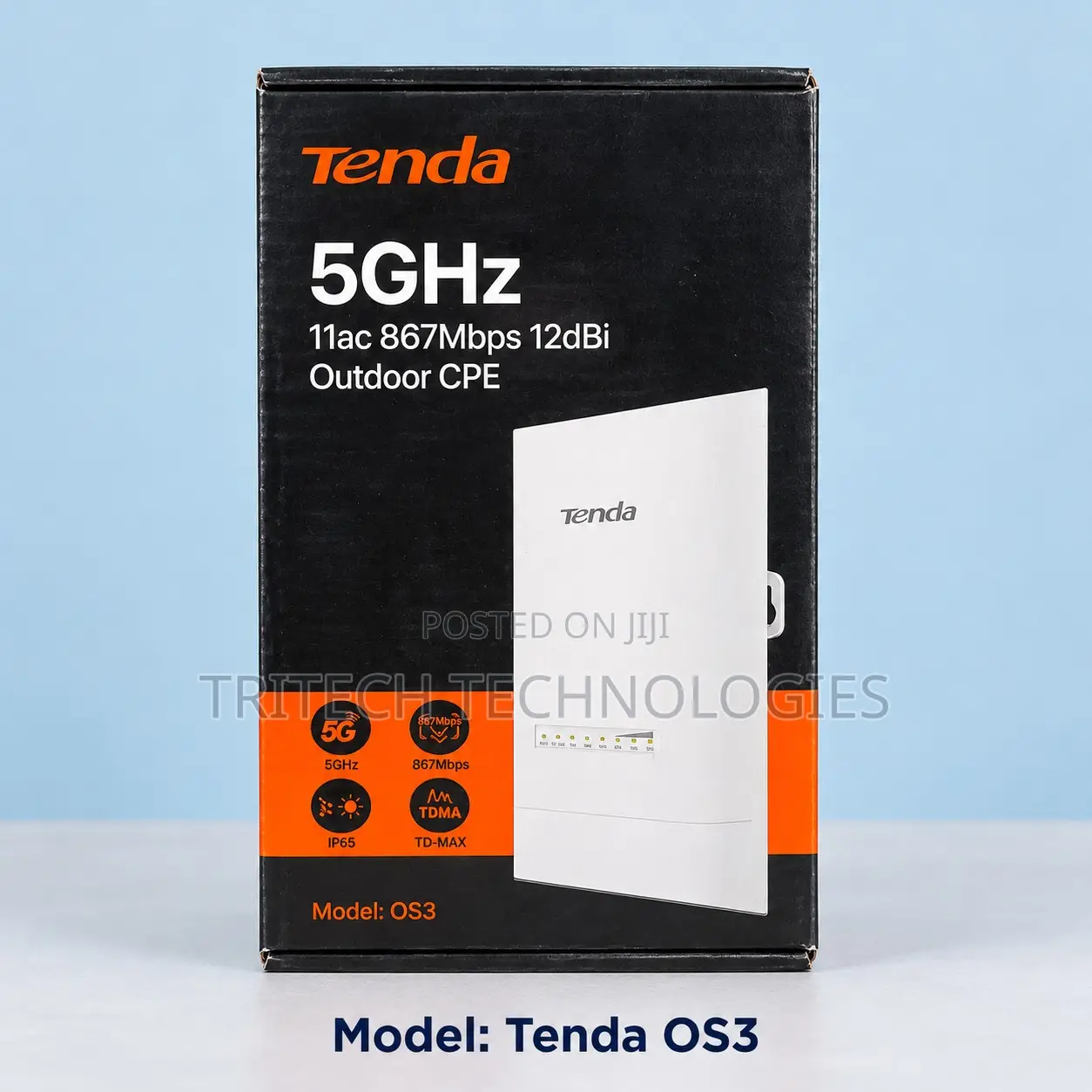 TENDA O3s-Tenda 5GHz 12dBi 11AC 867Mbps Outdoor CPE