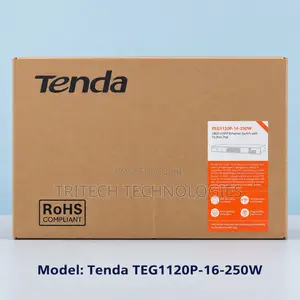 TENDA TEG1120P-16-250W-Tenda 18GE+2SFP Ethernet Unmanaged Switch