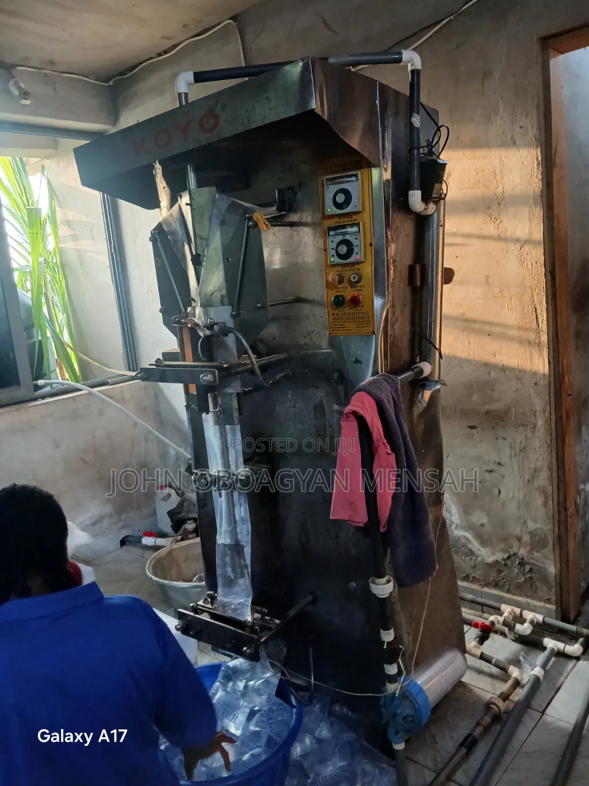 An Experienced Pure Water Bagger at Shaihills