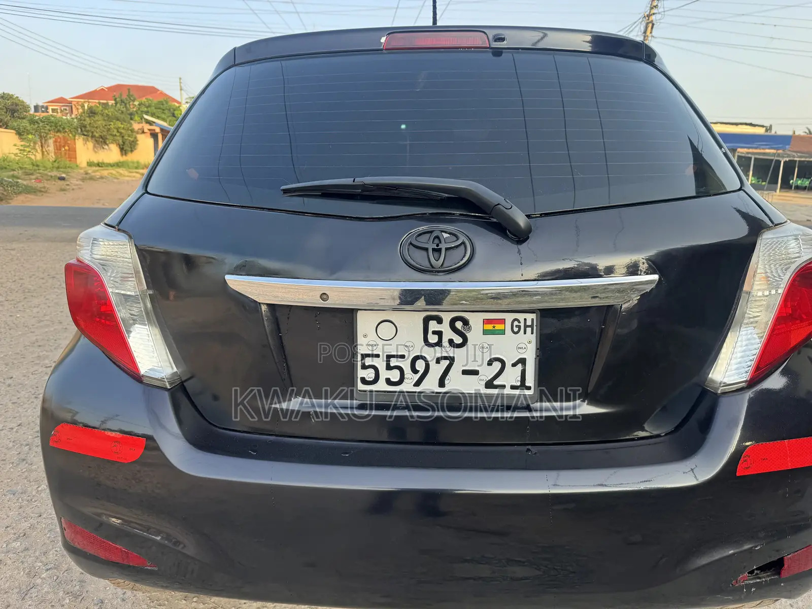 Toyota Yaris 2012 Black