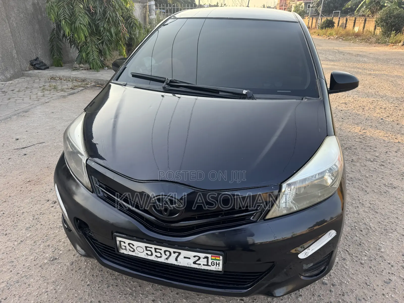 Toyota Yaris 2012 Black