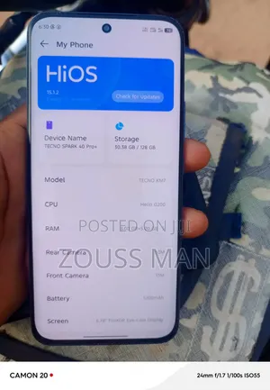 Tecno Spark 40 Pro+ 128 GB Graphite