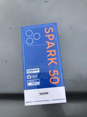 New Tecno Spark 50 128 GB Gray