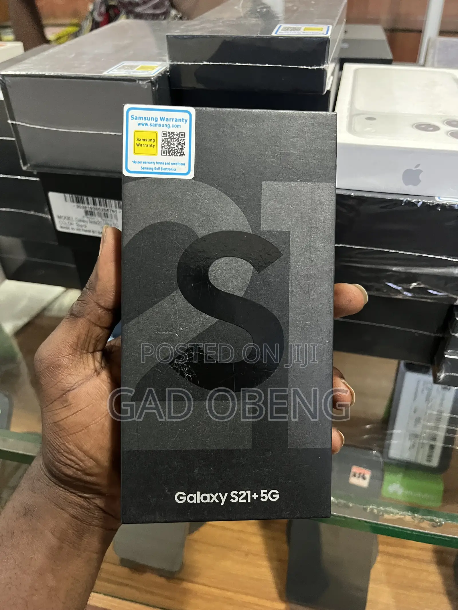 New Samsung Galaxy S21+ 5G 128 GB Black