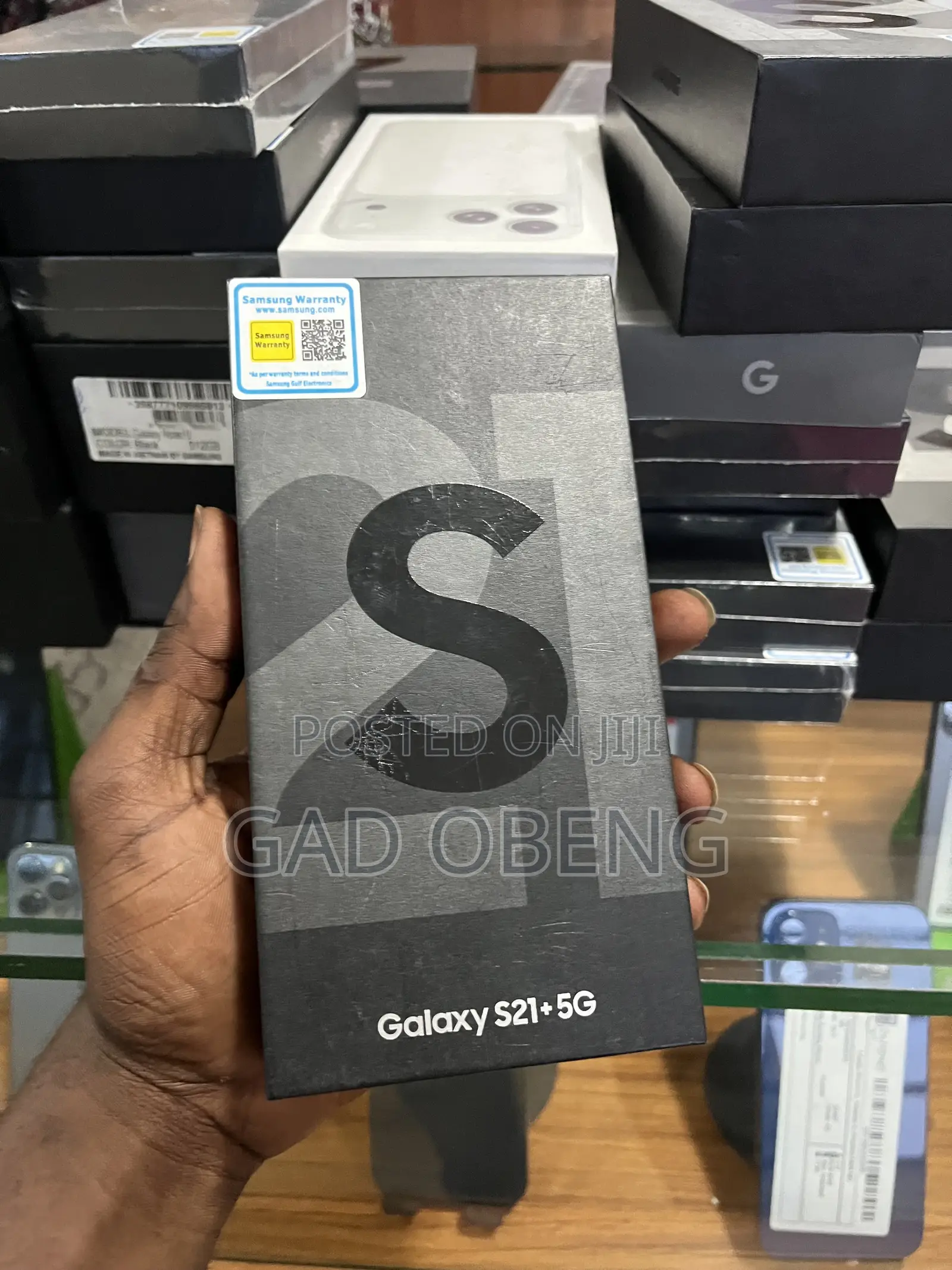 New Samsung Galaxy S21+ 5G 128 GB Black
