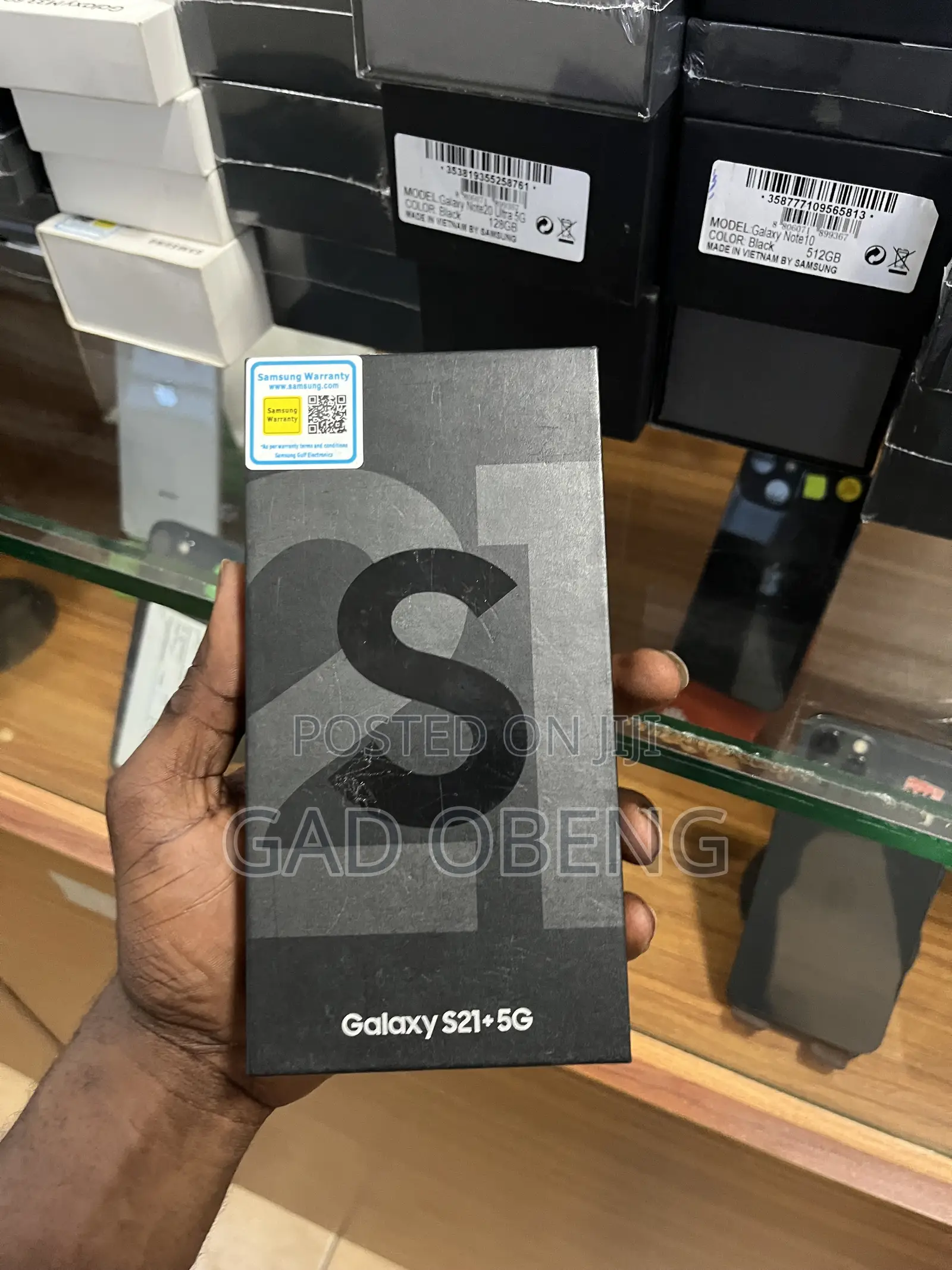 New Samsung Galaxy S21+ 5G 128 GB Black
