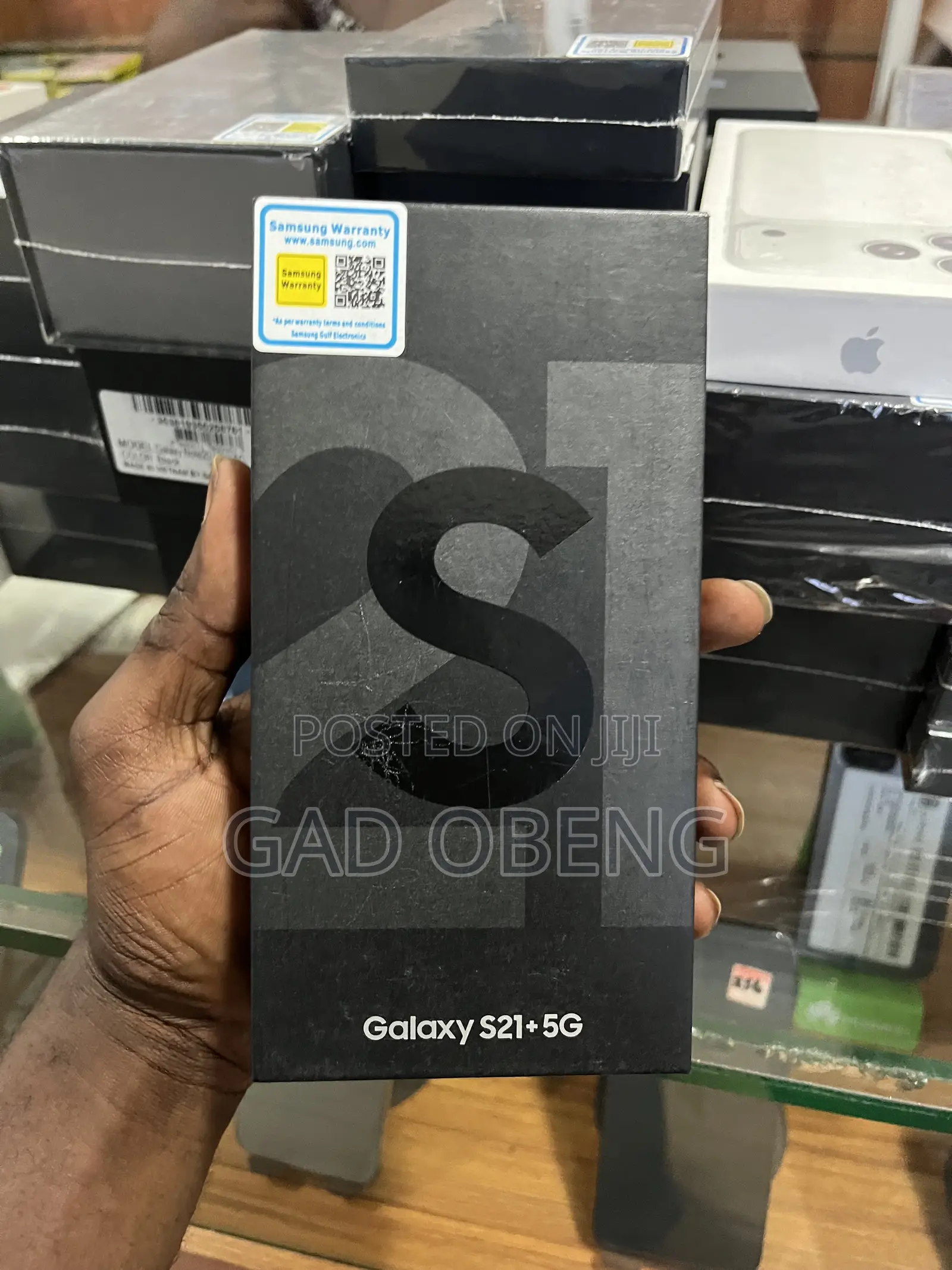 New Samsung Galaxy S21+ 5G 128 GB Black