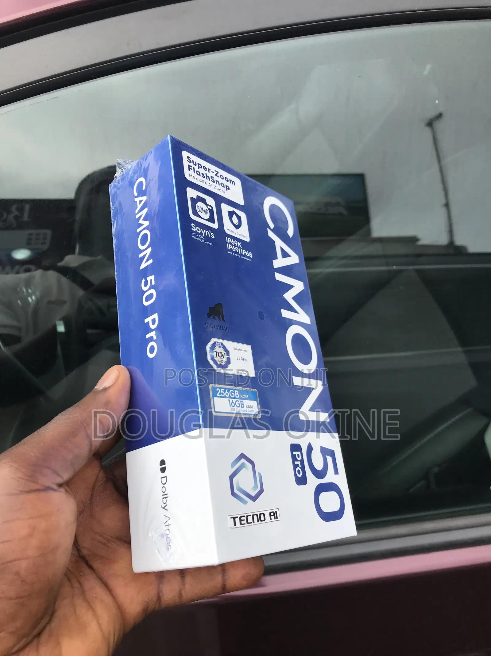 New Tecno Camon 50 Pro 256 GB Blue