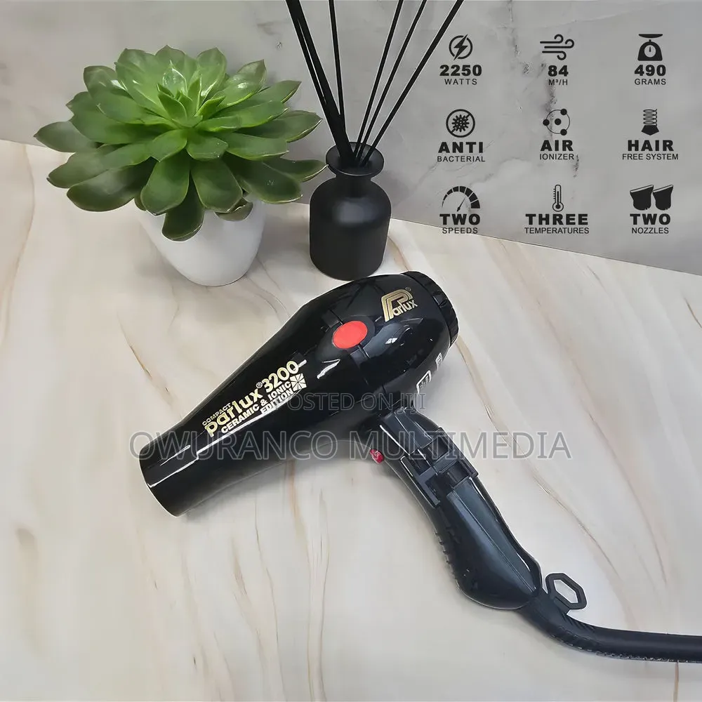 Parlux 3800 Eco Ionic & Ceramic Professional Hair Dryer (2,100W)