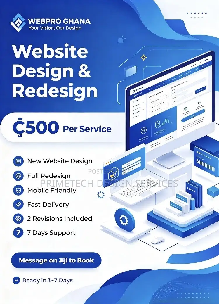 Website Design & Redesign — WebPro Ghana