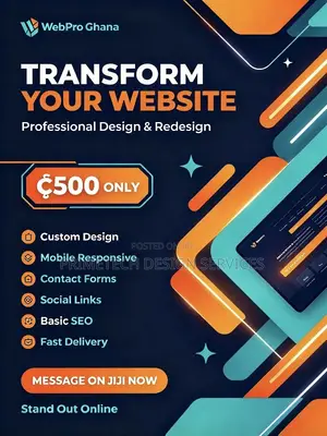 Website Design & Redesign — WebPro Ghana