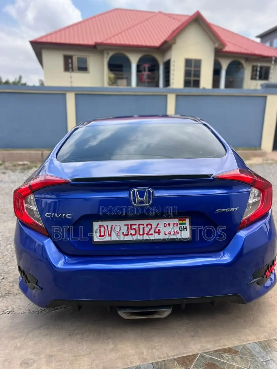 Honda Civic Sport Sedan 2019 Blue