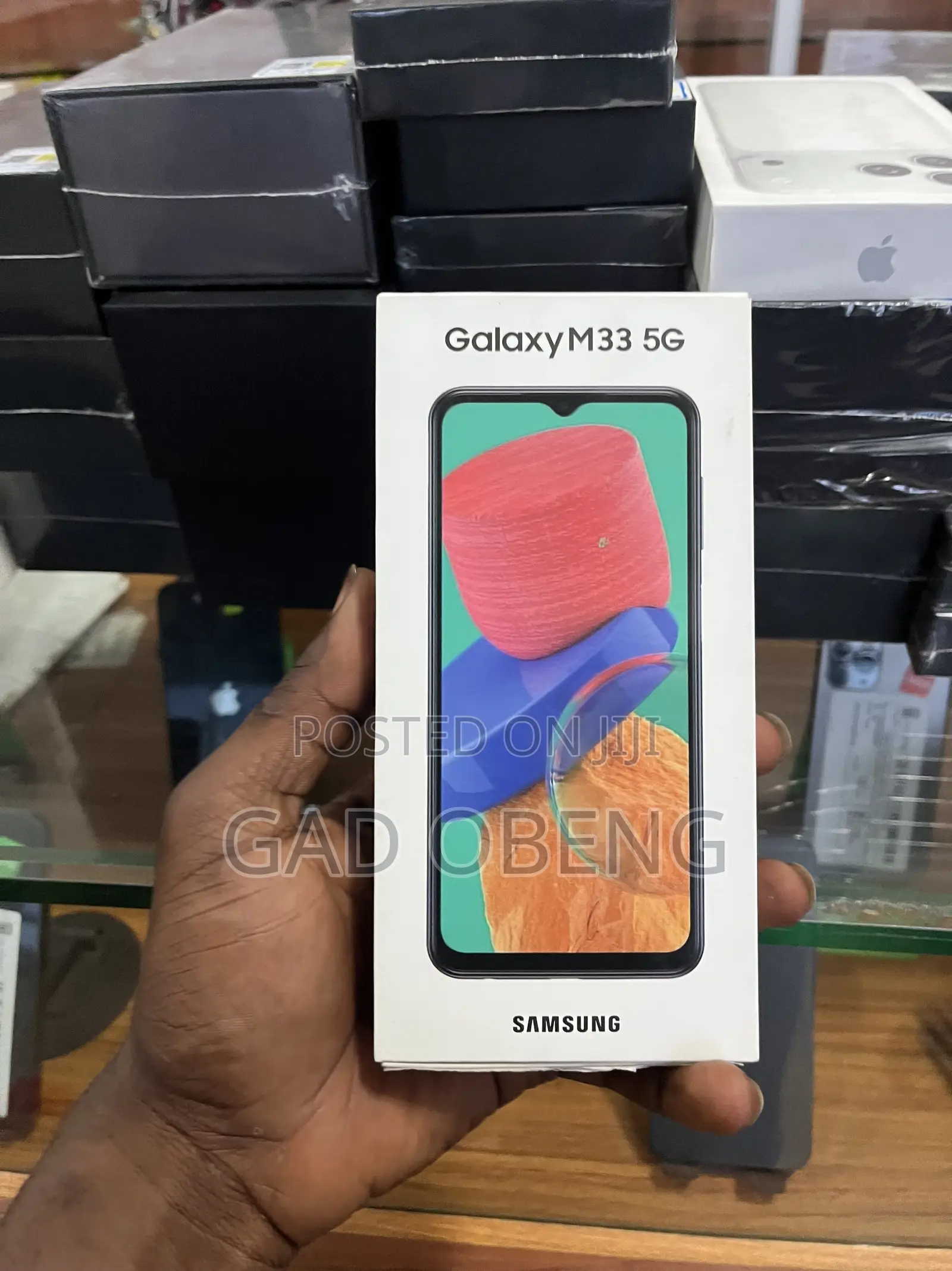 New Samsung Galaxy M33 5G 128 GB Blue