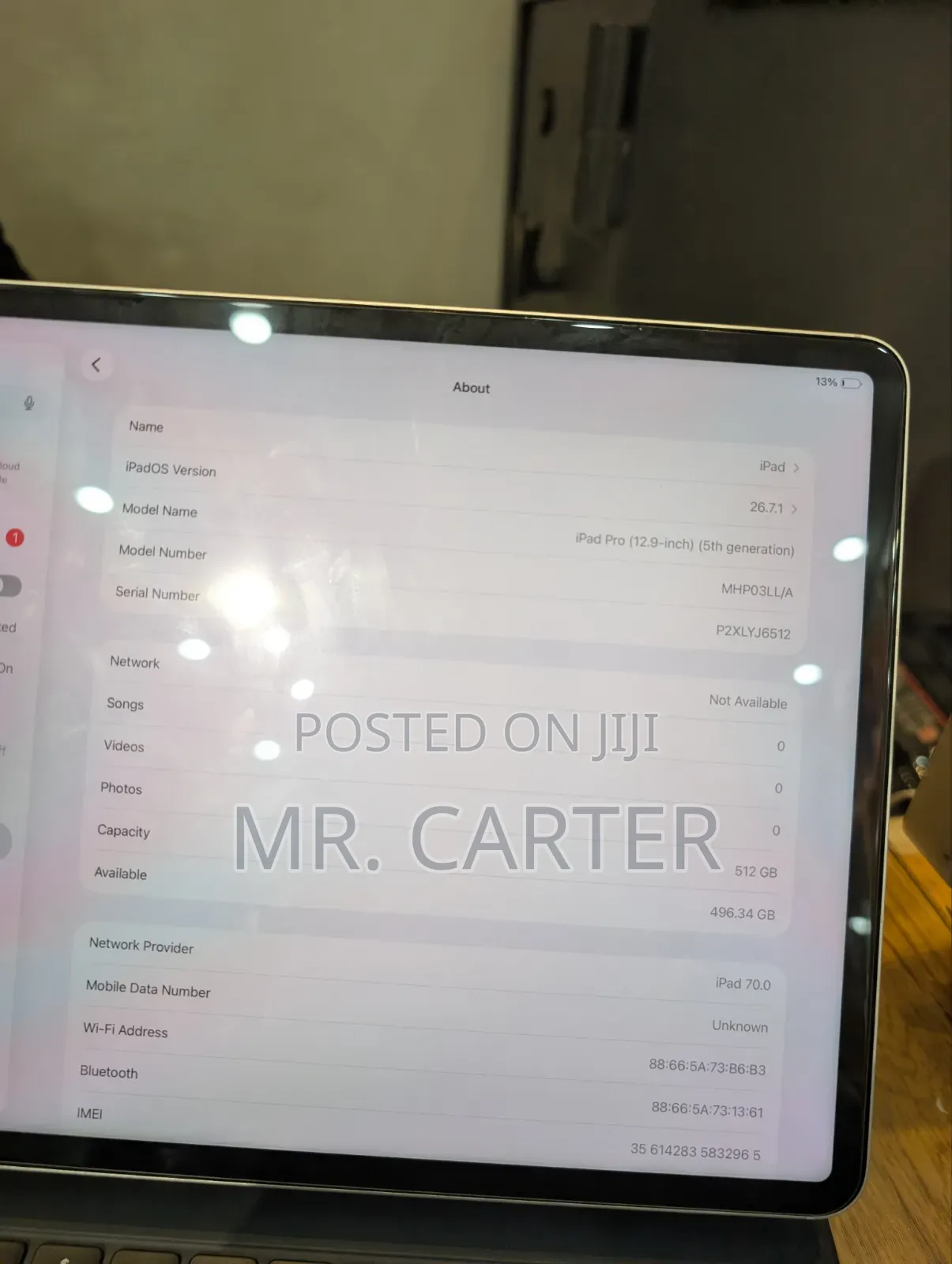 New Apple iPad Pro 12.9 (2021) 512 GB Gray