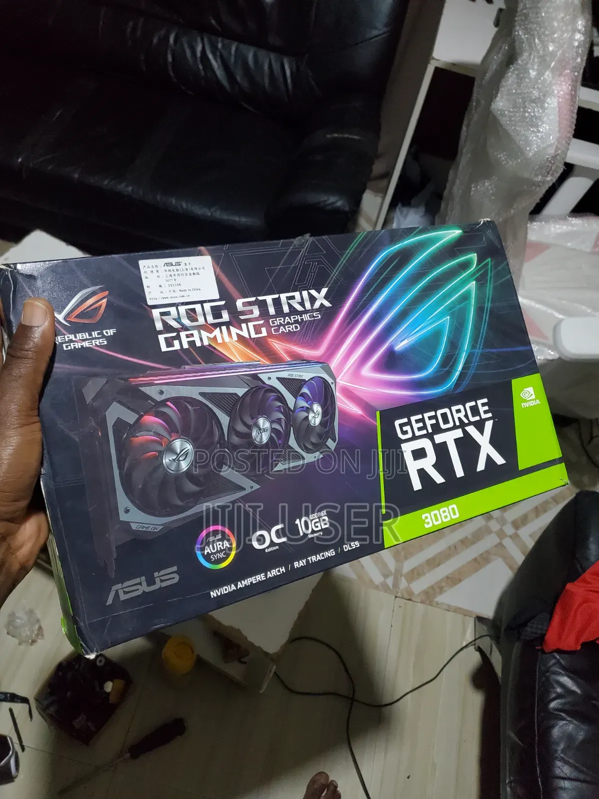 ASUS Strix RTX 3080 10gb Ddr6x