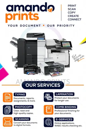 General Printing, Lamination & E-Services