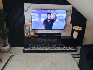Black TV Console