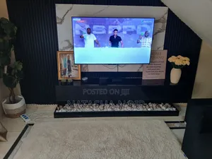 Black TV Console