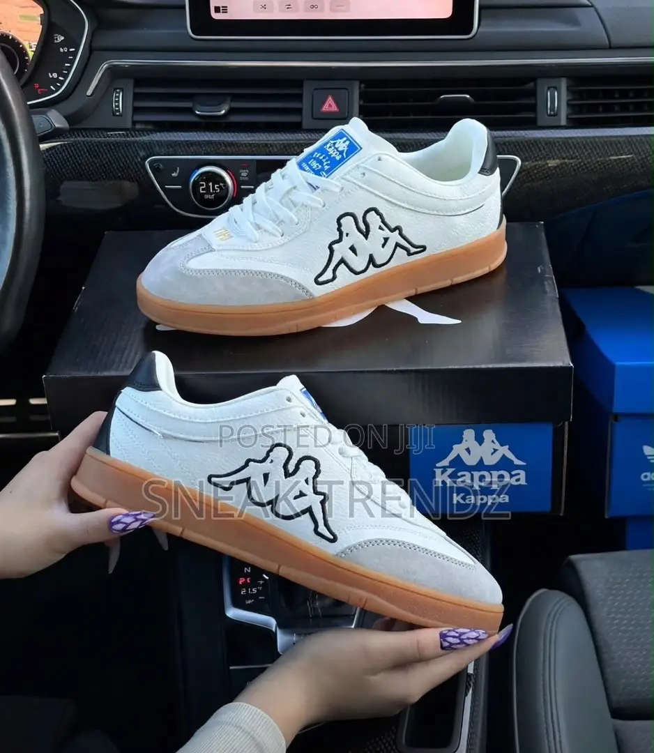 Kappa OG Black White Green and Brown