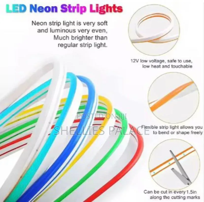 5m 12v Dc Ip65 Backlight Led Wall Chain Ribbon Tape Lamp