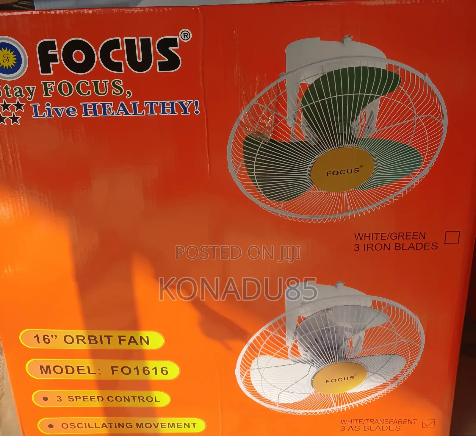Focus Orbit Fan