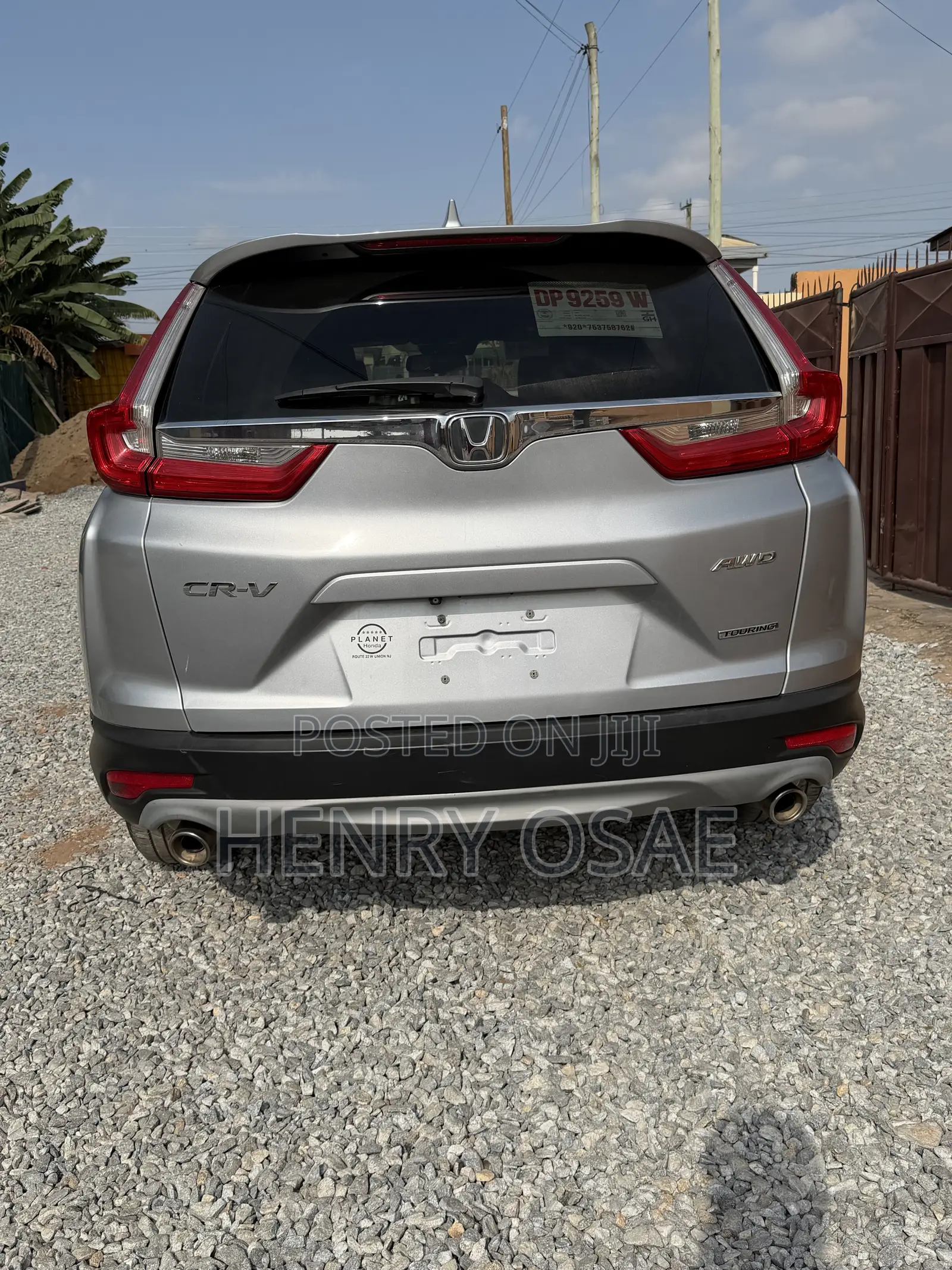 Honda CR-V Touring AWD 2018 Gray