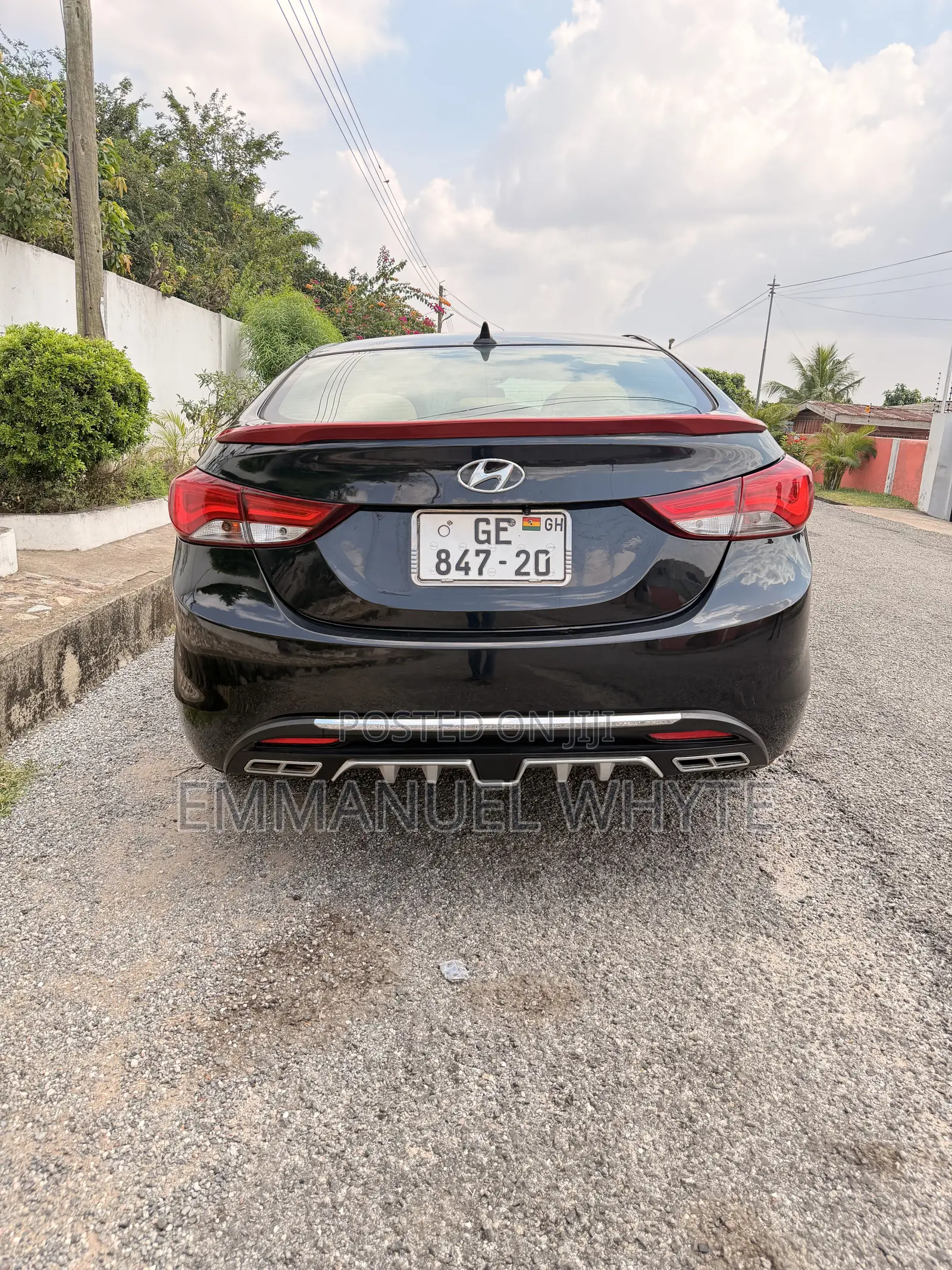 Hyundai Elantra Limited Sedan FWD (1.8L 4cyl 6A) 2013 Black