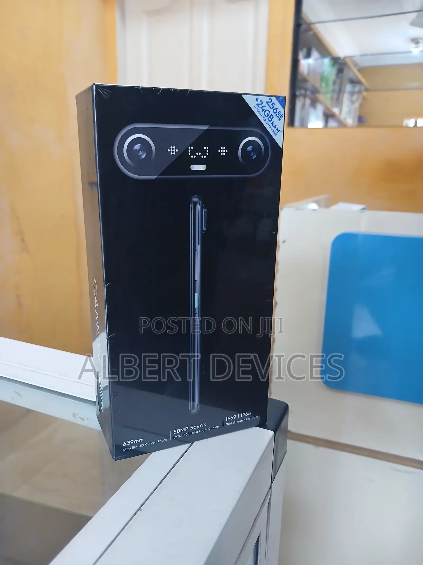 New Tecno Camon Slim 256 GB Black