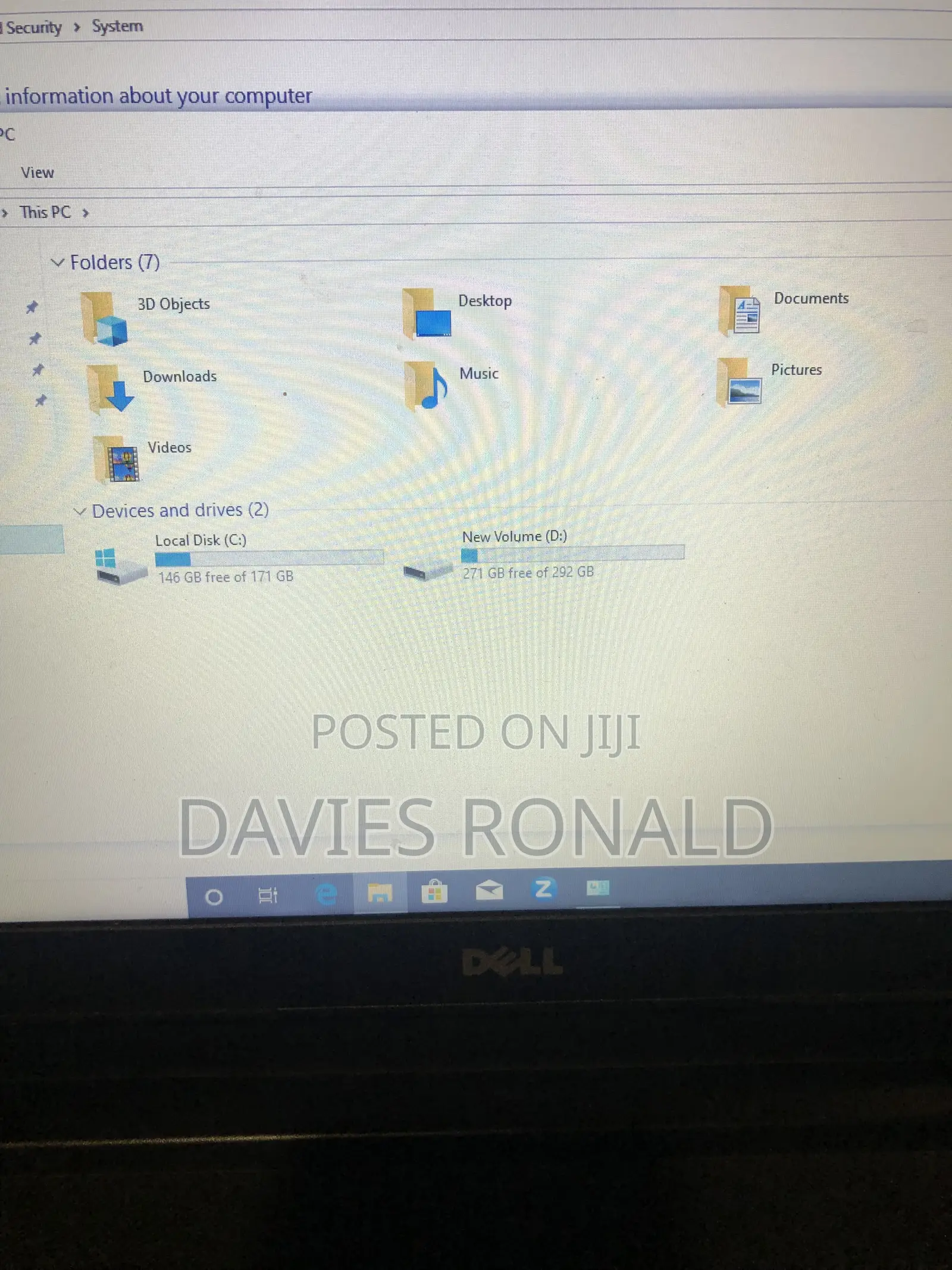 Laptop Dell Latitude 5500 8GB Intel Core i3 HDD+SSD 512GB