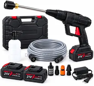 21V Rechargeable Car Washer With 2 Batteries and Carrying Case