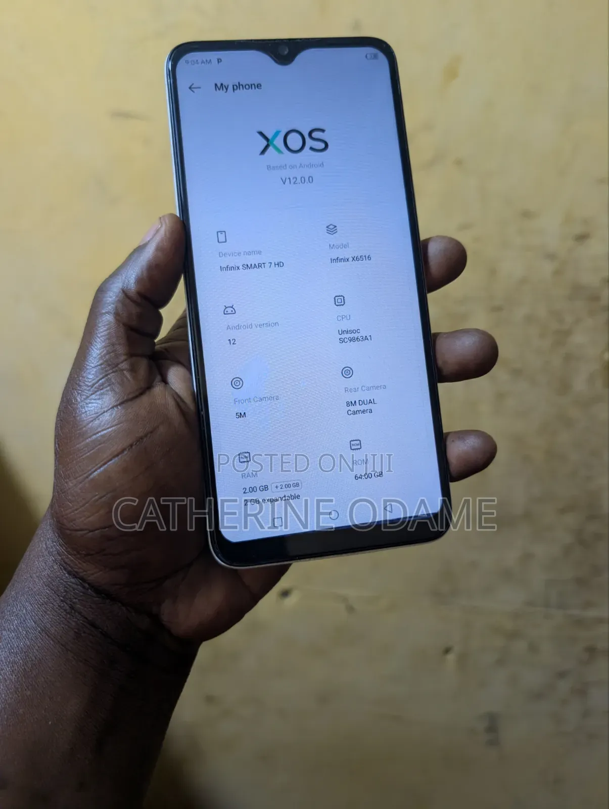 Infinix Smart 7 HD 64 GB White