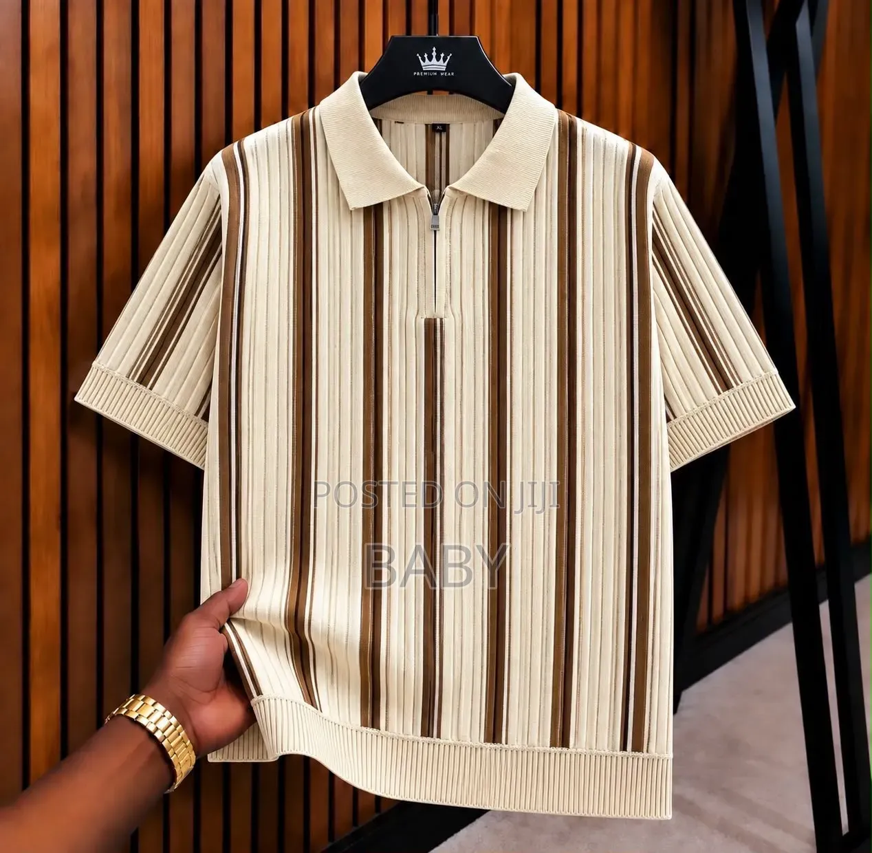 Knitted Quarter Zip Top