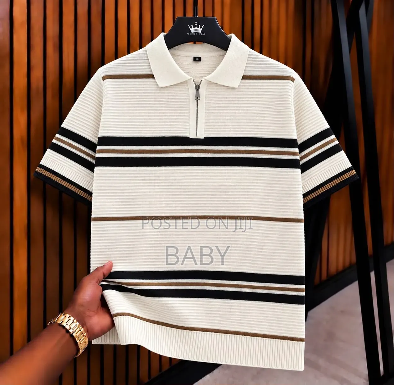 Knitted Quarter Zip Top