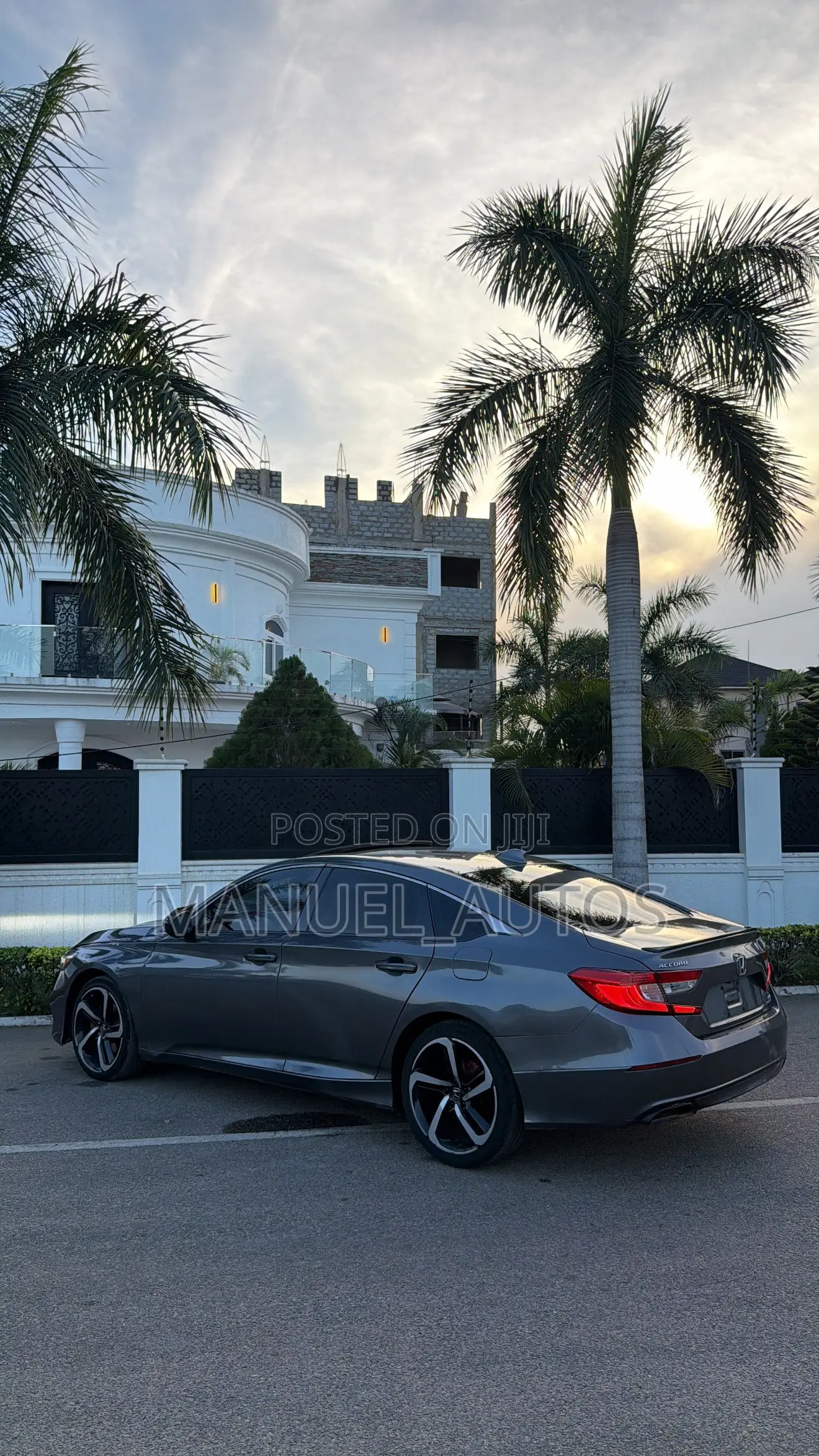 Honda Accord Sport (2.0L 4cyl Turbo 10A) 2019 Gray