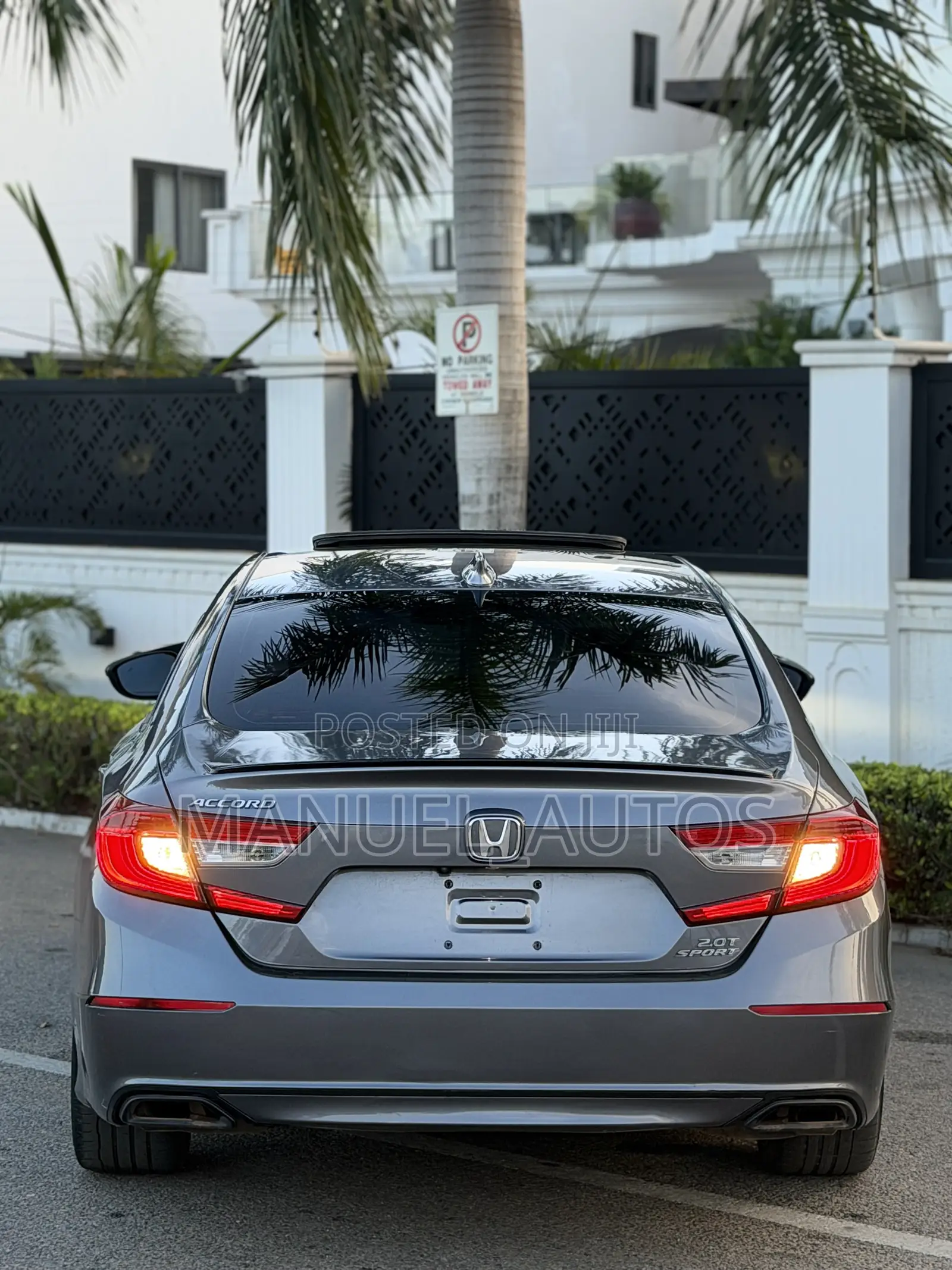 Honda Accord Sport (2.0L 4cyl Turbo 10A) 2019 Gray