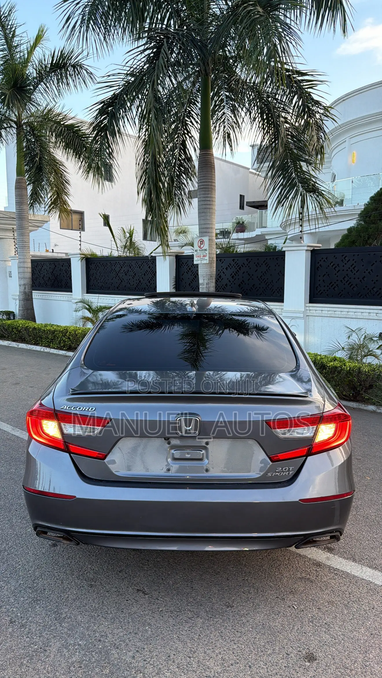 Honda Accord Sport (2.0L 4cyl Turbo 10A) 2019 Gray