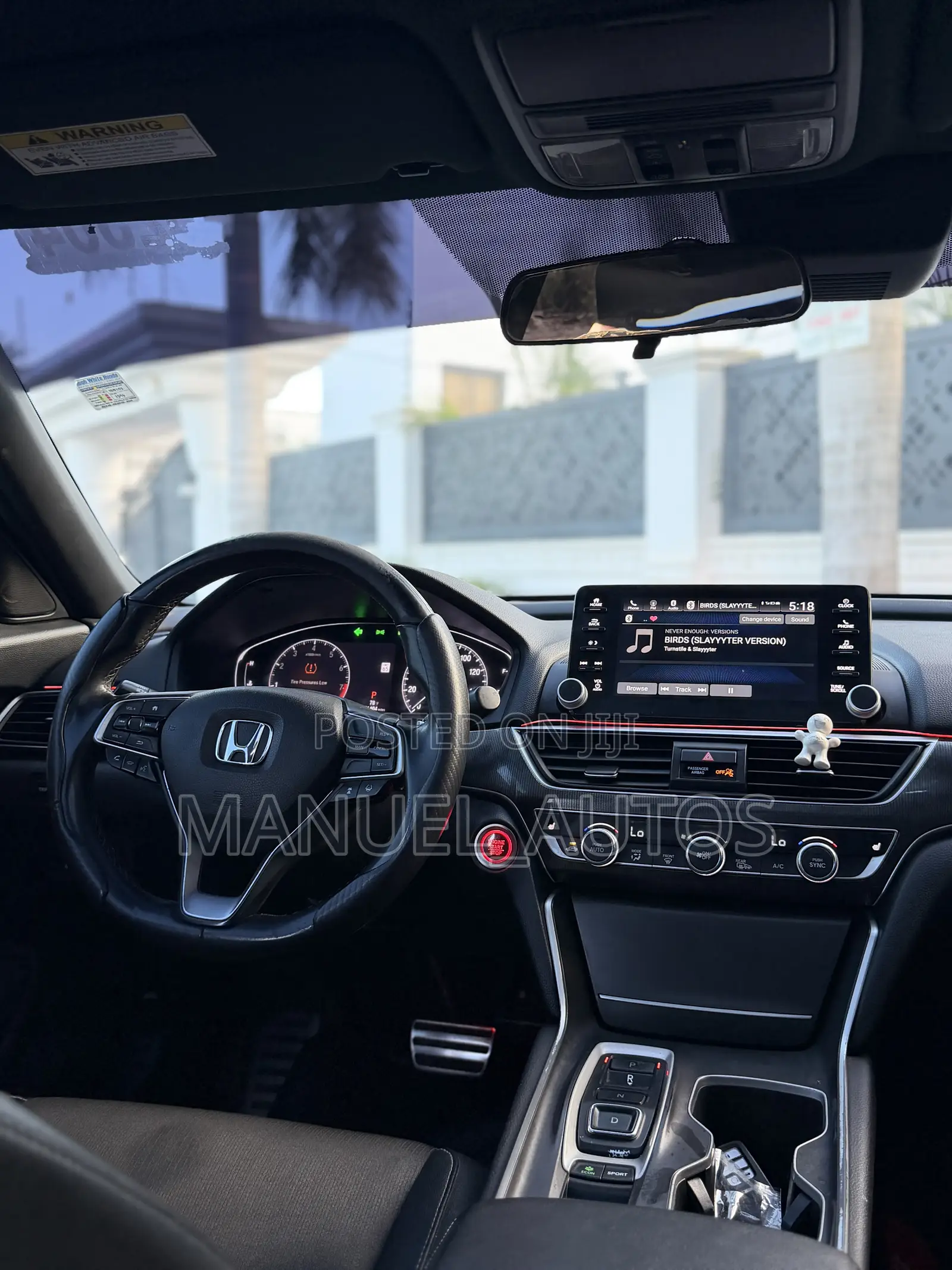 Honda Accord Sport (2.0L 4cyl Turbo 10A) 2019 Gray