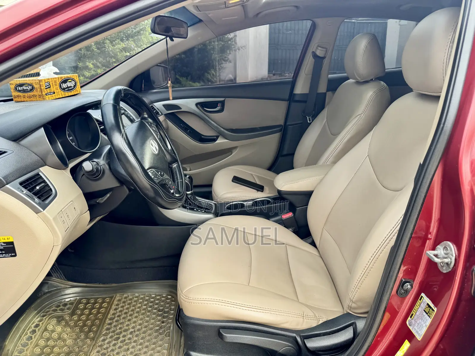 Hyundai Elantra Limited Sedan FWD (1.8L 4cyl 6A) 2016 Red