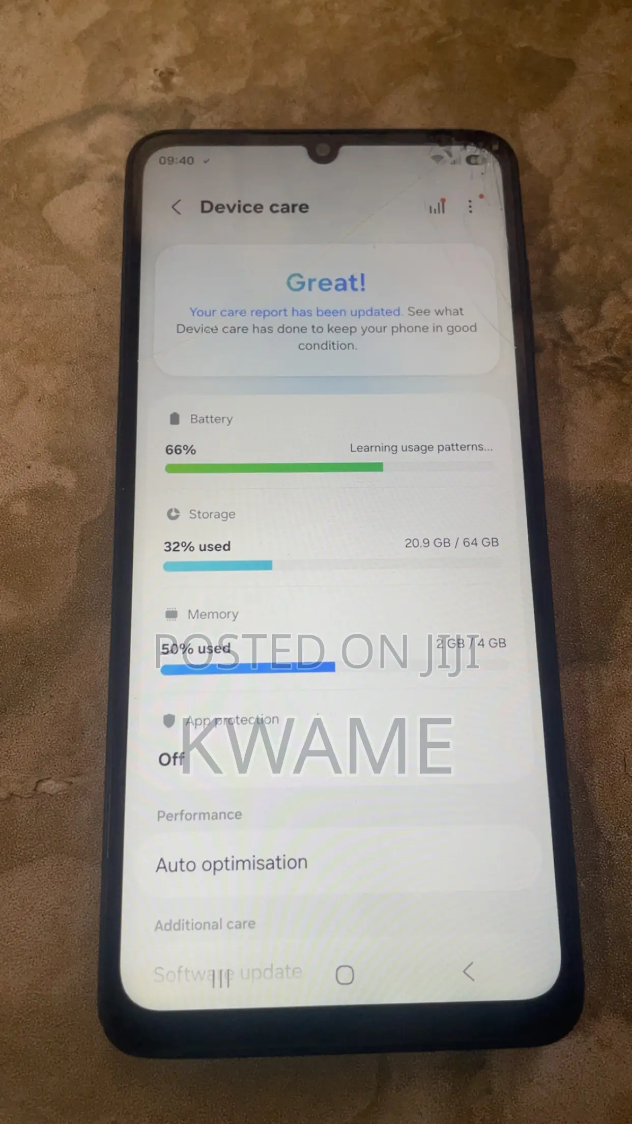 Samsung Galaxy A07 64 GB Green