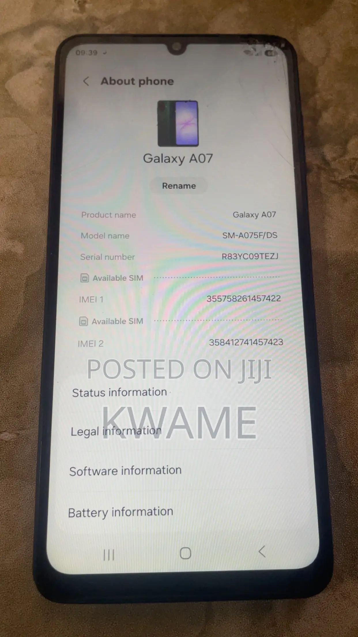 Samsung Galaxy A07 64 GB Green