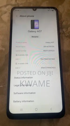 Samsung Galaxy A07 64 GB Green