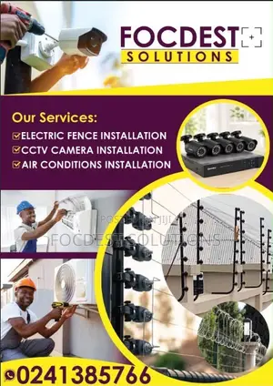 Electric Fence and CCTV Camera Installation