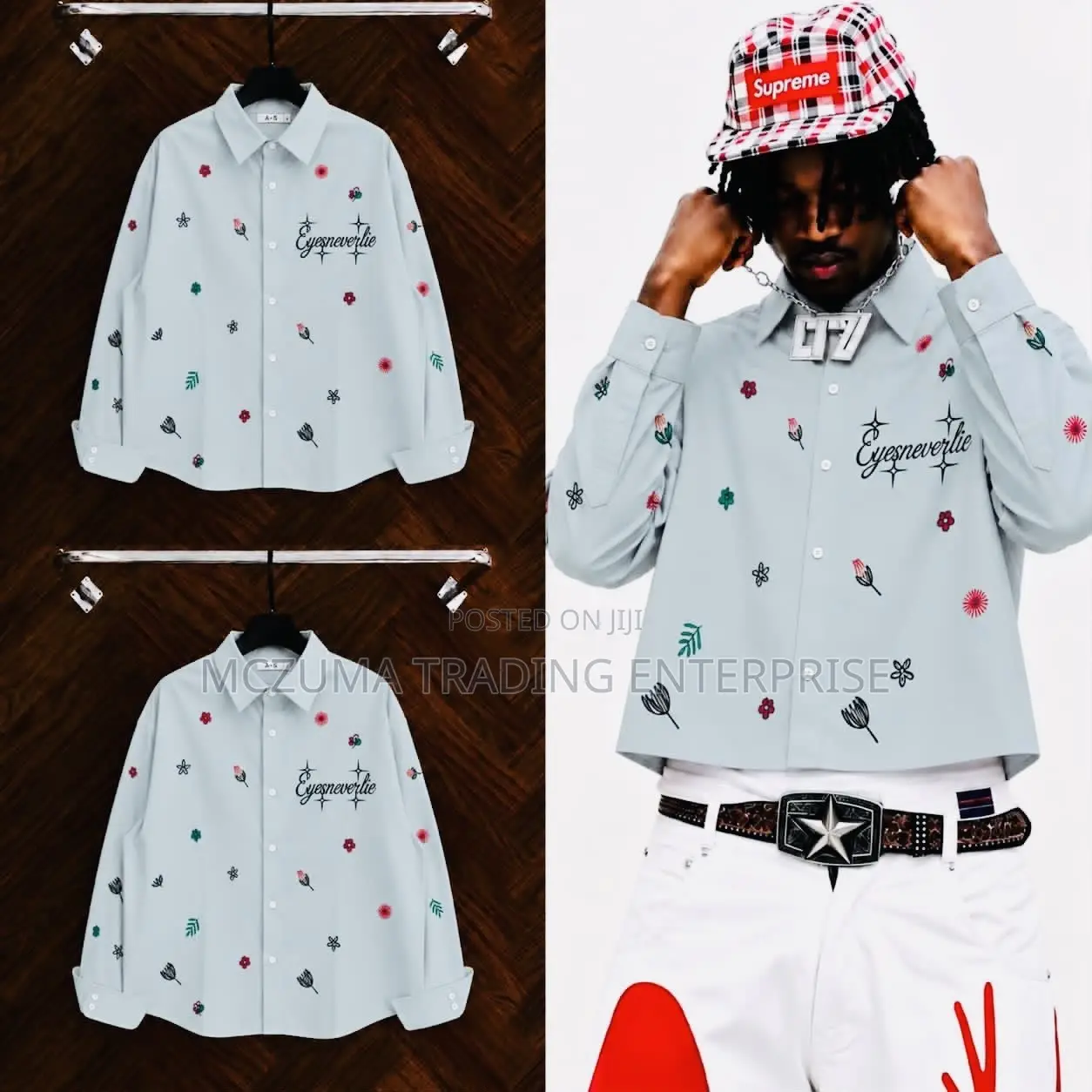 Desinged Long Sleeve Shirt