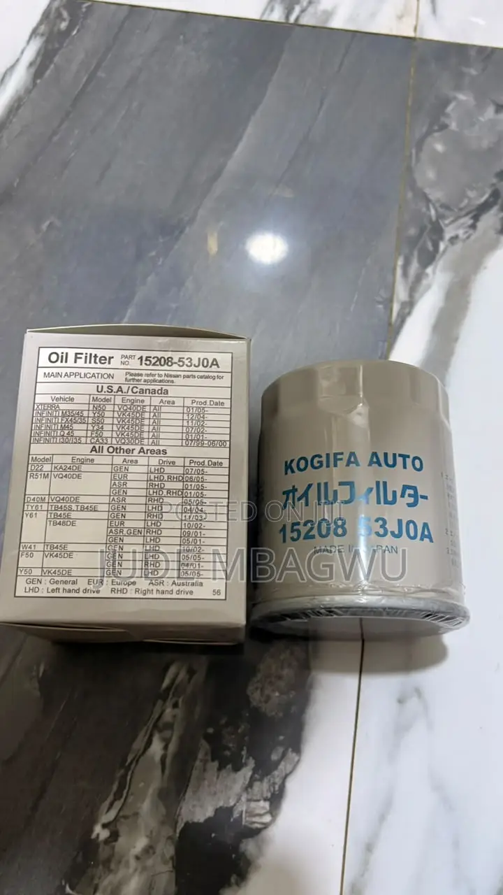 Nissan 15208-53j0a Oil Filter