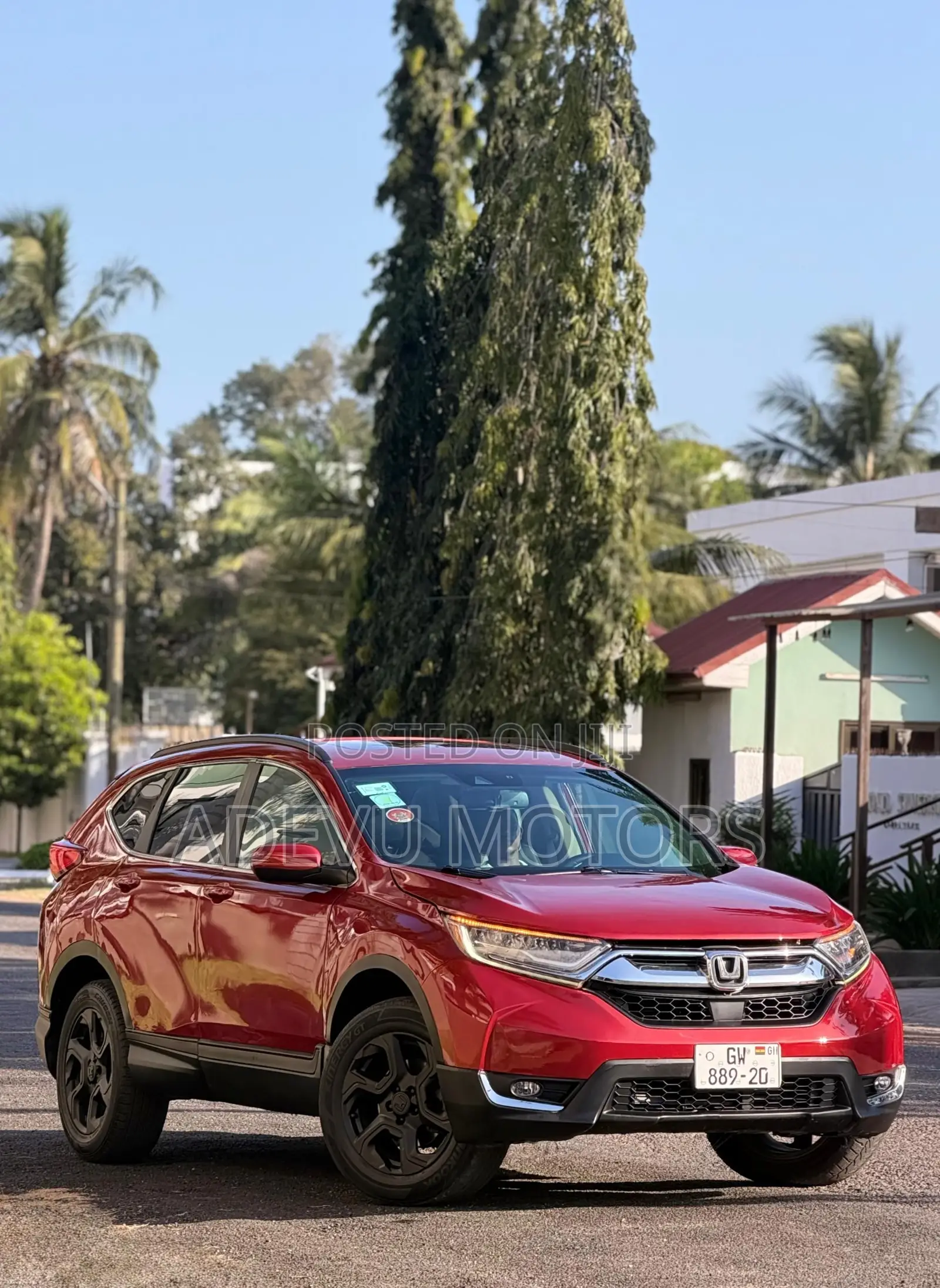 Honda CR-V Touring 4dr SUV (1.5L 4cyl CVT) 2017 Red