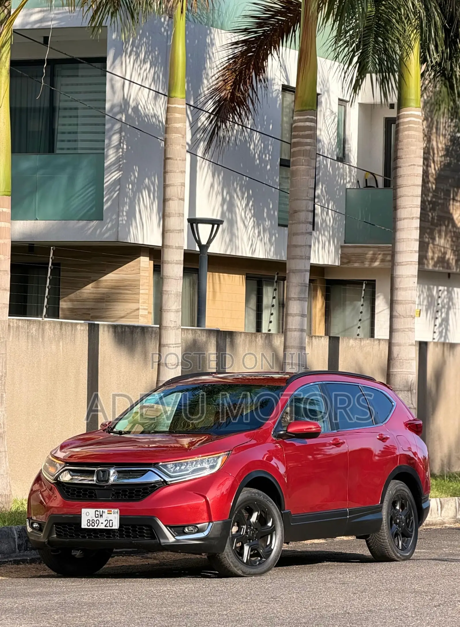 Honda CR-V Touring 4dr SUV (1.5L 4cyl CVT) 2017 Red