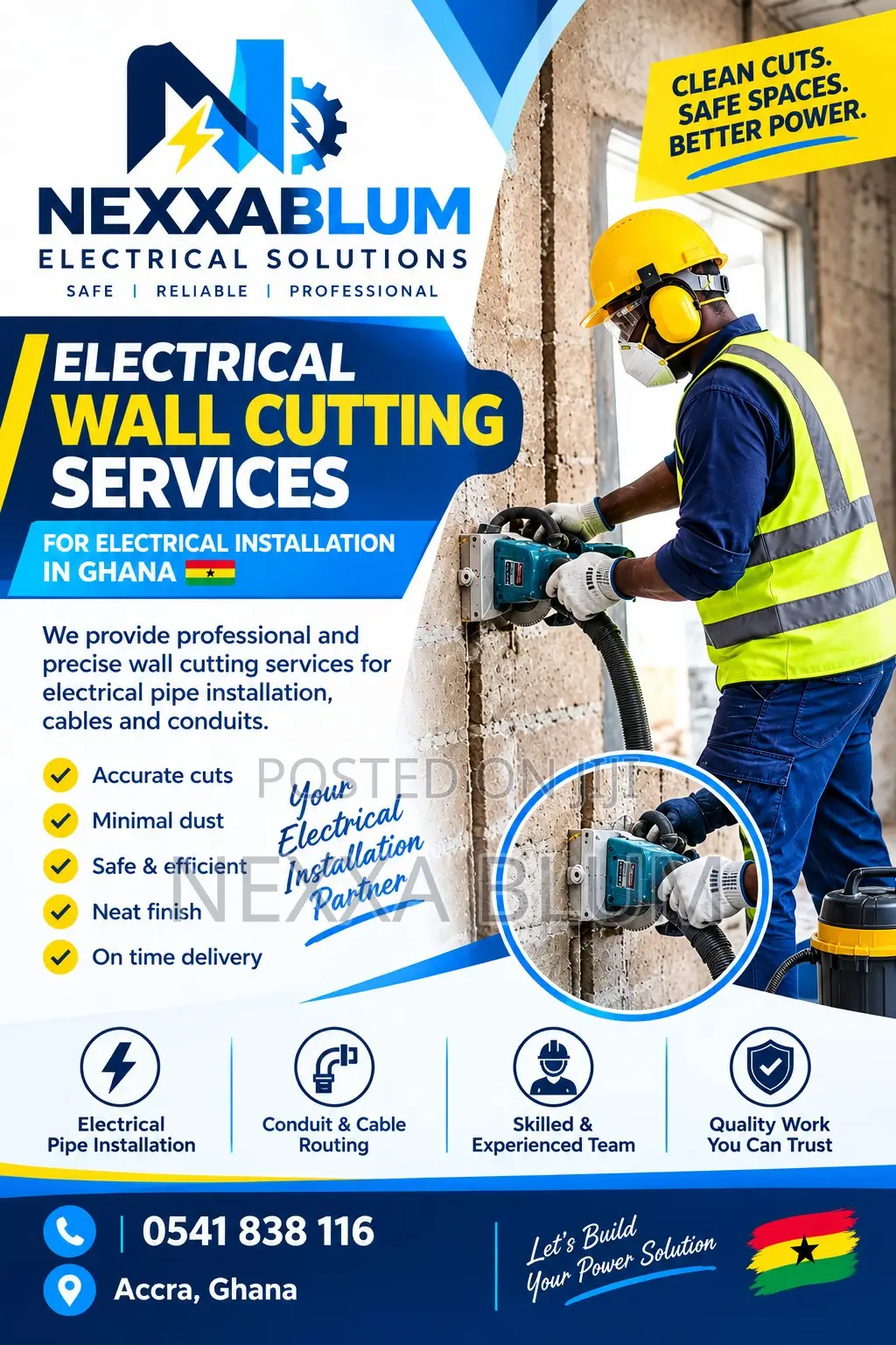 Wall Cutting and Chiseling Work