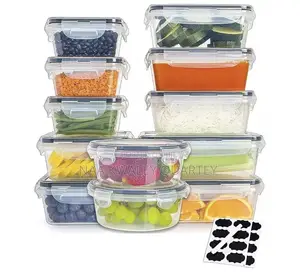 12pcs Plastic Bowls Containers
